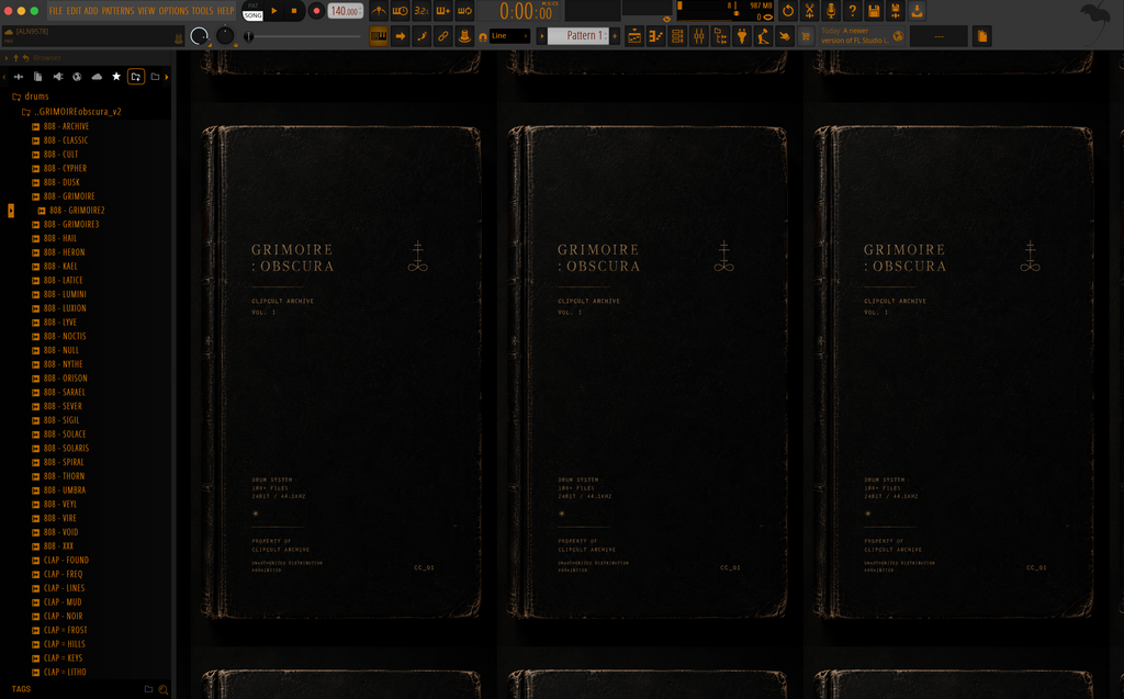 grimoire⌱OBSCURA//drumsystem
